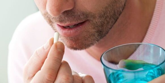 tomando remédios para prostatite