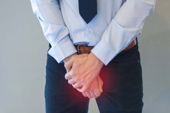 dor na virilha com prostatite aguda