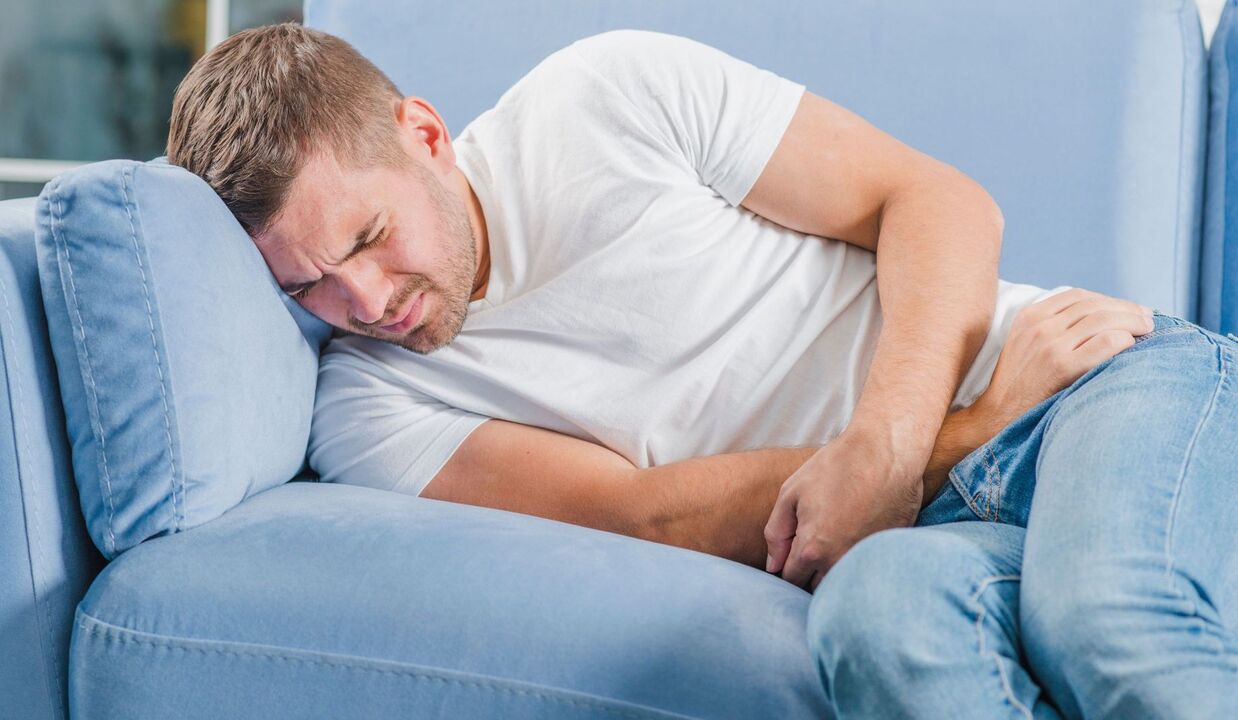 dor em um homem com prostatite crônica