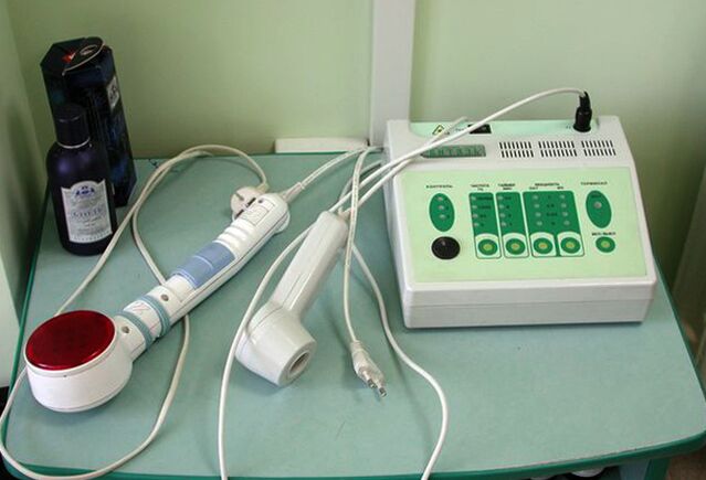 Aparelho de fisioterapia usado na prostatite crônica